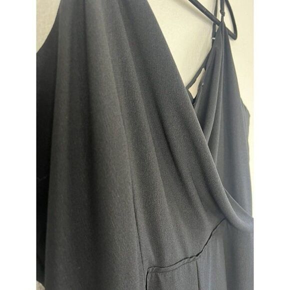 LOFT Womens Black Sleeveless Surplice V-Neck Jumpsuit Women’s Plus Size 18P - Picture 11 of 11